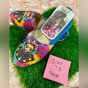 Women Frida Mexican style shoes 💐very beautiful and unique must have